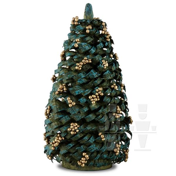 Weihnachtsbaum mit goldenen Kugeln